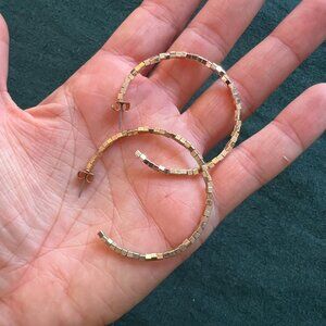 Large Gold Hoops